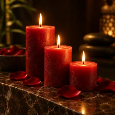 Red candles